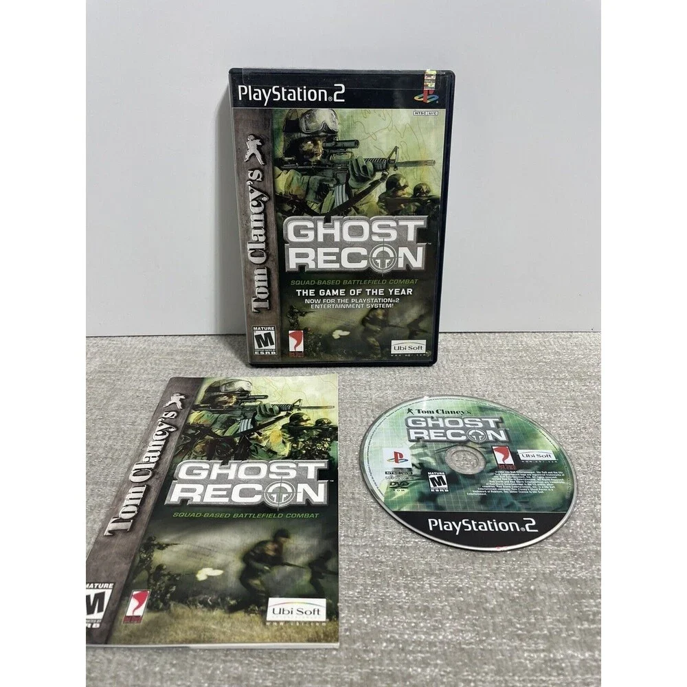 Tom Clancy's Ghost Recon (Sony PlayStation 2) PS2 CIB